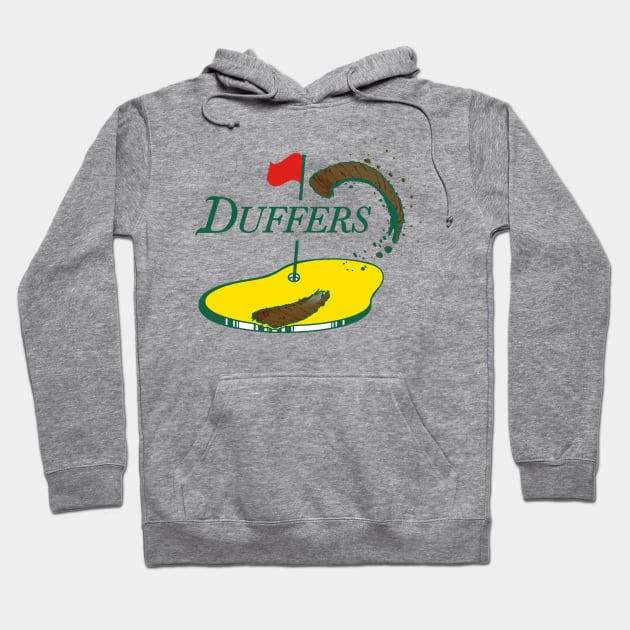 Duffers Funny Golf Fan Graphic Design Hoodie by darklordpug